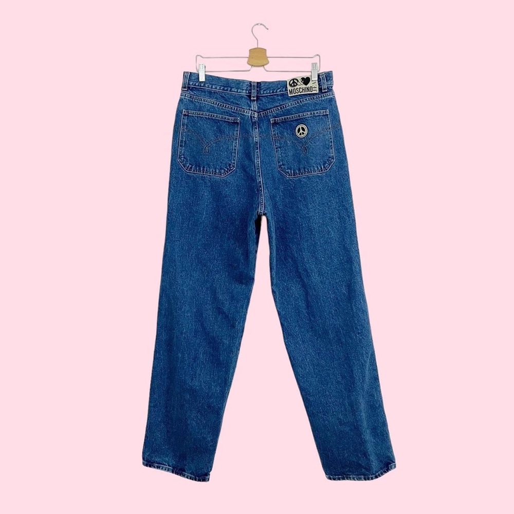 MOSCHINO PEACE SIGN JEANS